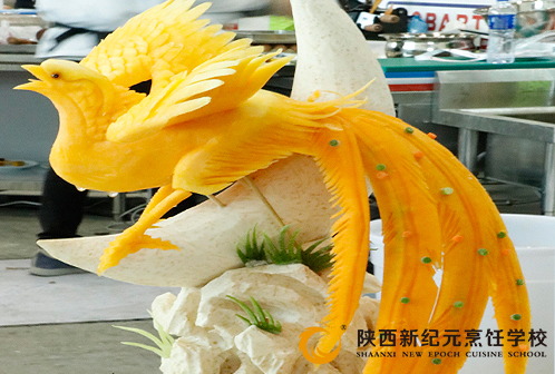 果蔬雕锦鸡
